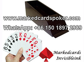 Customized Blackjack Shoe Marked Cards Reader For Baccarat
