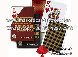 Leuchtende Markierung Piatnik Poker Karten