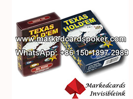 Dal Negro Texas Holdem cartas de juego marcadas