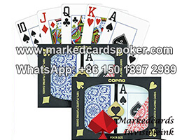 Copag 1546 Poker Tamano Regular Index cartas de juego marcadas