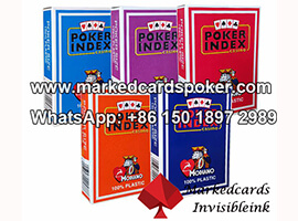Modiano poker Index cartas de juego marcadas