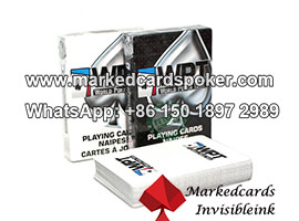 tarjetas marcadas lentes de contacto Modiano WPT poker