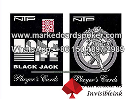 Tinta invisible que marca backside NTP tarjetas