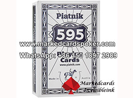 Unsichtbare Tinte Piatnik 595 Leuchtende Markierte Karten