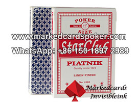 Tinta invisible marcado Piatnik Club Estrellas cubiertas de poker
