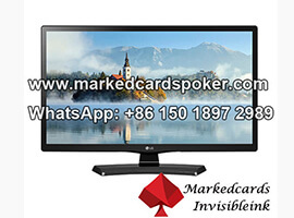 TV jogando cartas varredor camera de poker