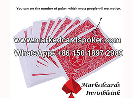 Indetectavel marcados jogando baralhos de poker a venda em GS